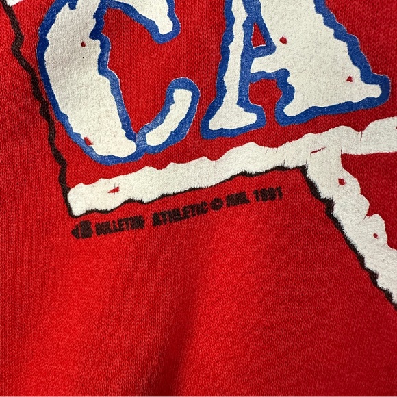 Vintage 1991 NHL Bulletin Athletic Montreal Canadiens Hockey Team Hoodie Large - Picture 4 of 13